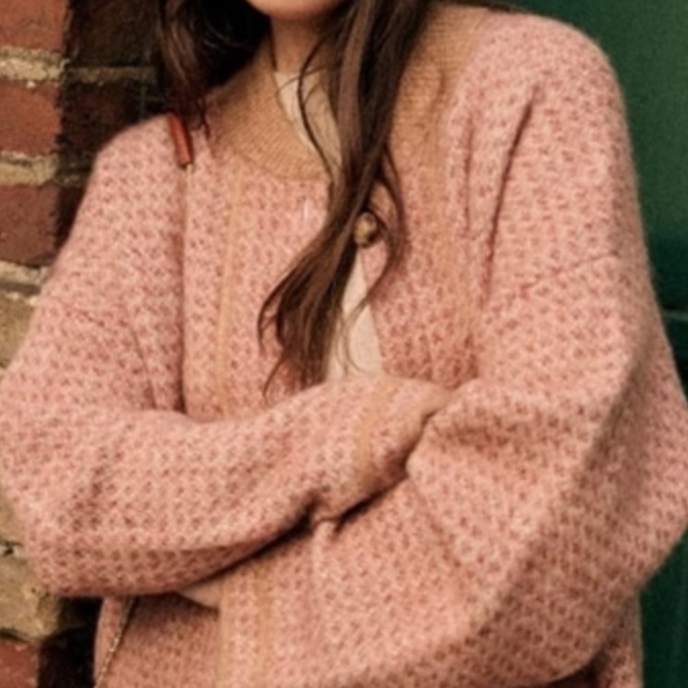 SEZANE Nathael Jacket Camel Sz Medium - Picture 2 of 6